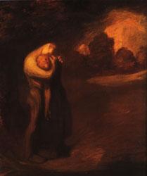 theophile-alexandre steinlen The Kiss oil painting image